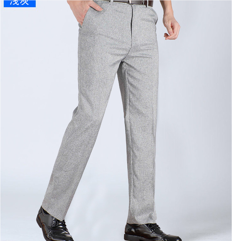 Summer Thin Man‘s Ice Silk Linen Trousers