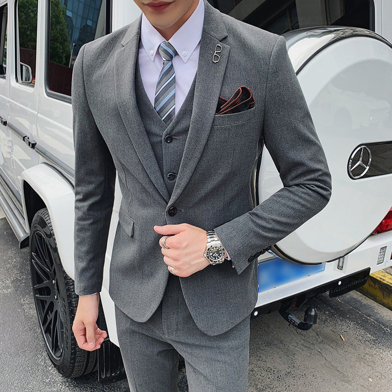 Men 3 peace Suit British Style