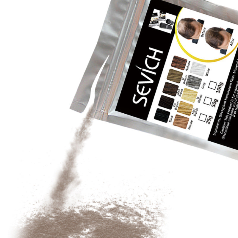 One-time Hair Transplant Hair Fiber With Empty Bottle Powder 12g/25g Replacement Thick Fiber Powder