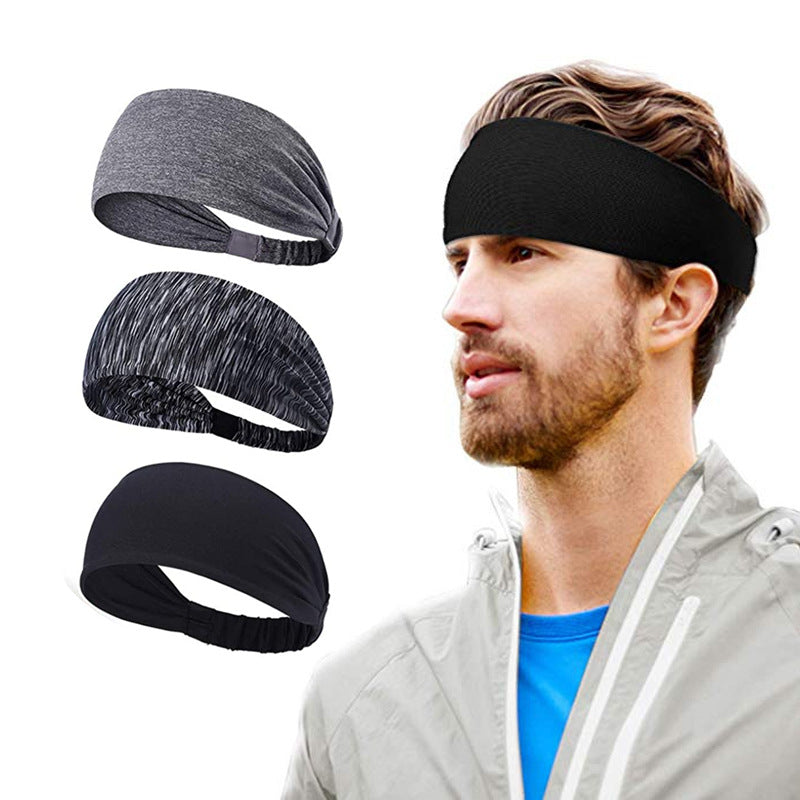Amazon Sports Hair Band Wholesale Female Sweat-absorbing Anti-perspirant Headband Fitness Turban Yoga Headband Hair Accessories
