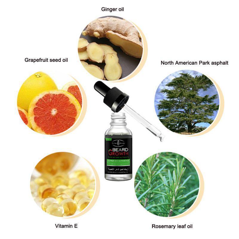 Essential oil for beard care and beard care