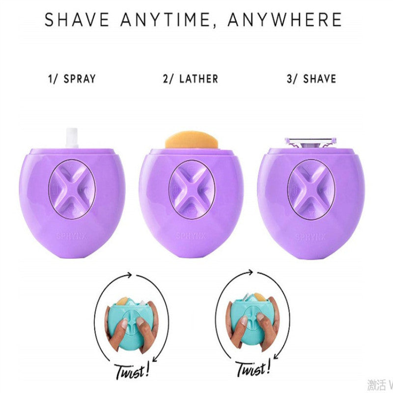 Sphynx Ladies Shaver 3-in-1 Portable Ladies Shaver Shaver Shaver Underarm Private Body Hair Remover