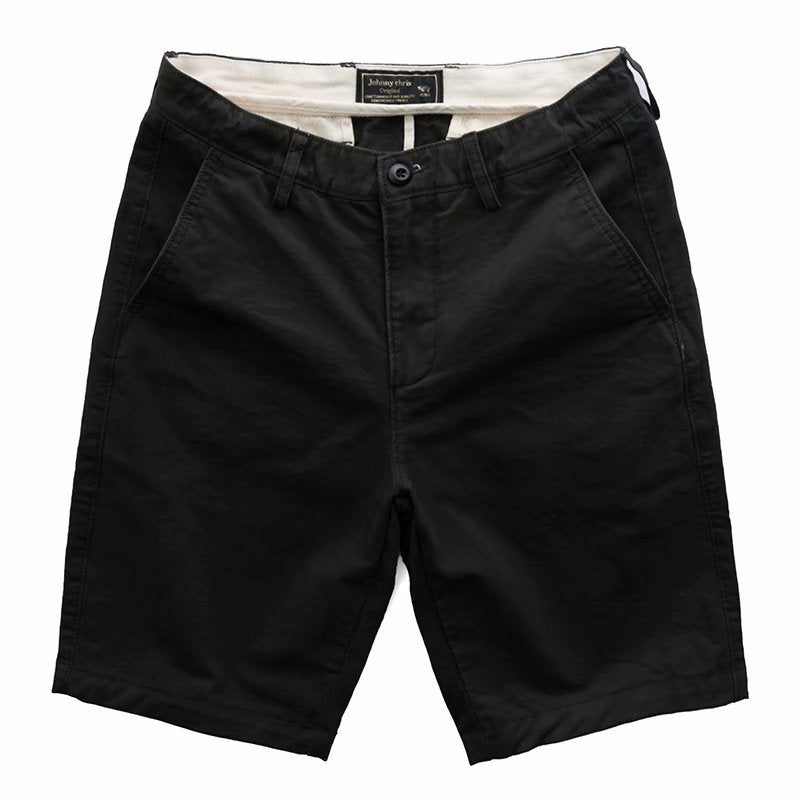 New Men&amp;#039;s Casual Shorts Solid Color All-match Five-point Pants
