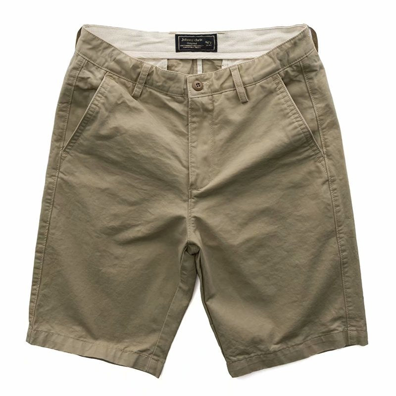 New Men&amp;#039;s Casual Shorts Solid Color All-match Five-point Pants