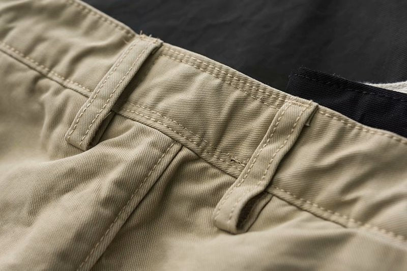 New Men&amp;#039;s Casual Shorts Solid Color All-match Five-point Pants