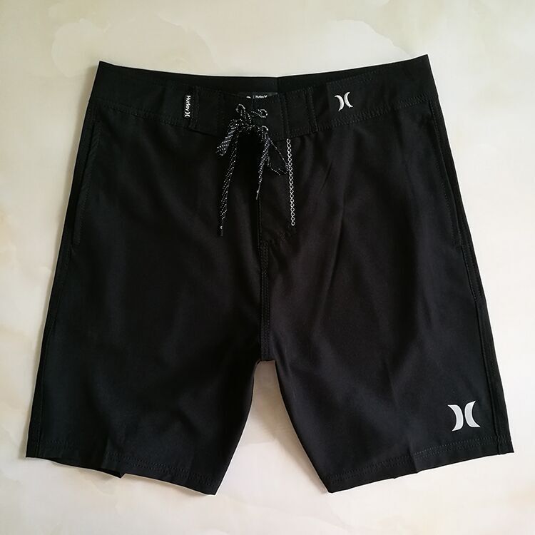 Beach Pants Men's Pure Black Quick-drying Casual Stretch Fitness Swimming Surfing