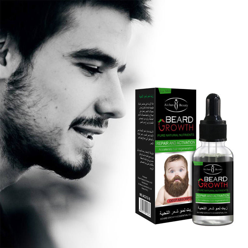 Essential oil for beard care and beard care