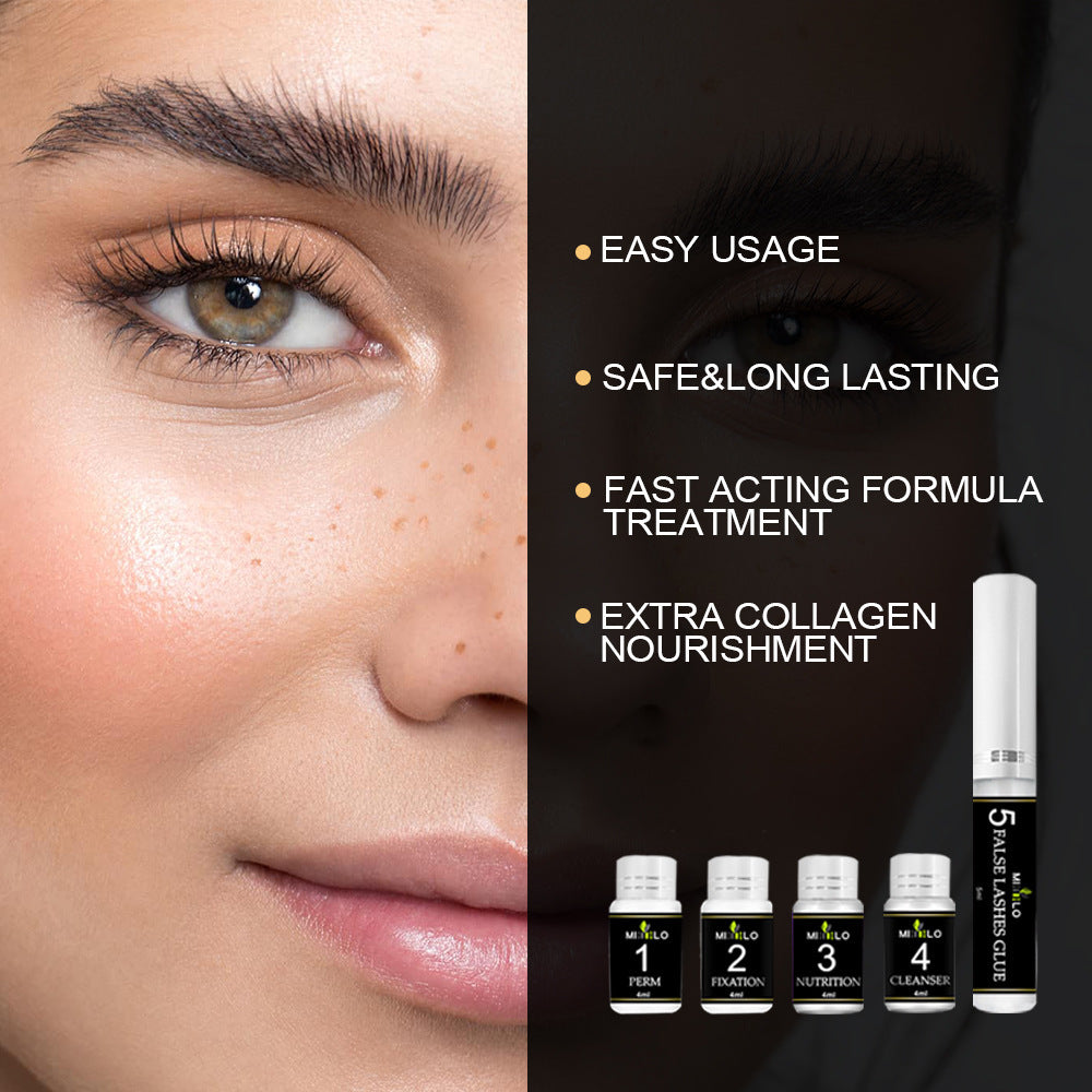 Simple Perm Eyelashes Eyebrow Set Box Keratin Eyelash Lift Stereotype Set Mild And Non-irritating Amazon Hot Products