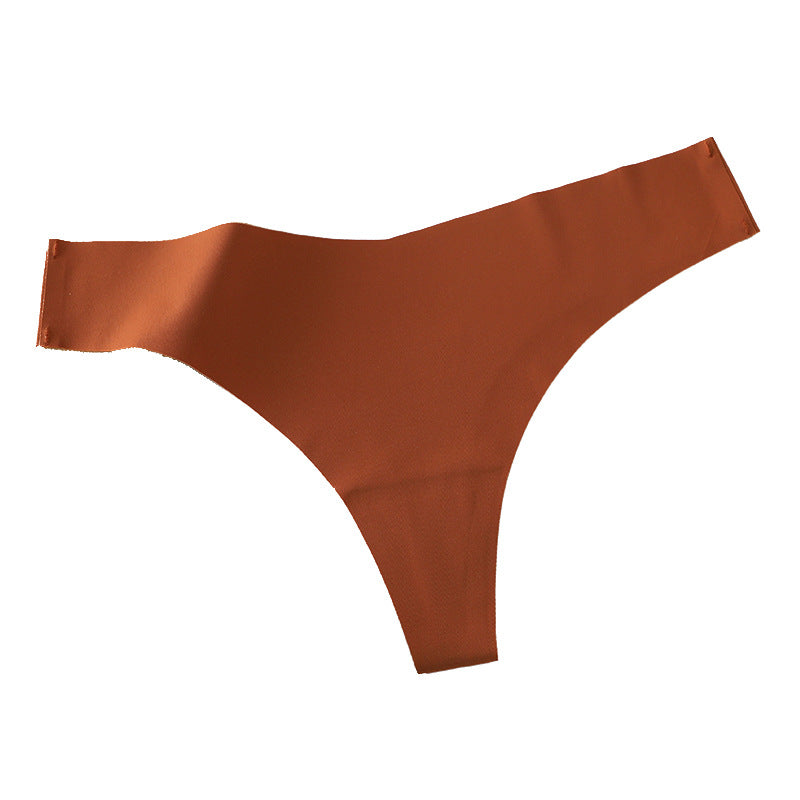 Underwear Women Cotton Crotch Low Waist Sexy Skin-friendly Solid Color Plus Size Briefs