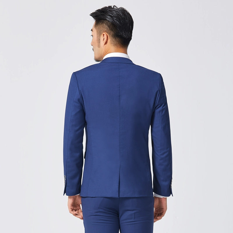 Suit Suit Men's Slim Fit Youth Business Casual Formal Micro-elastic Wedding Suit Interview