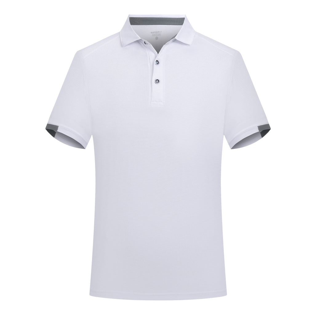 Quick-drying Work Clothes Custom Printed Logo Short-sleeved Lapel T-shirt Group Sports Polo Shirt