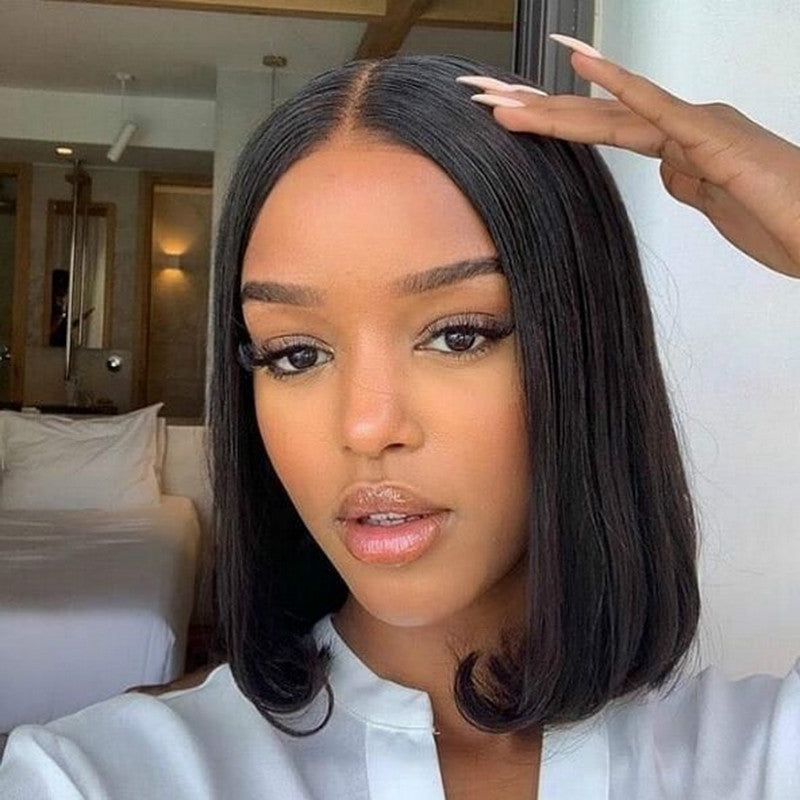 African Wig Female Short Straight Hair BOB Headgear Ladies European And American Fashion Chemical Fiber Wig Female AliExpress A Generation Of Hair