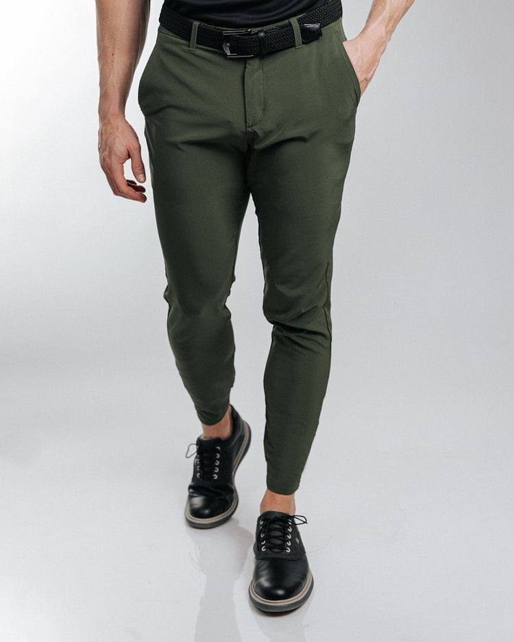 Tight-fitting Pocket Zipper Business Casual Daily Slim Trousers