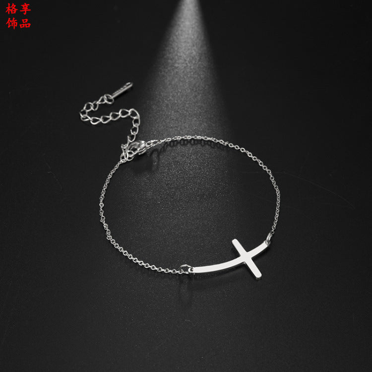 Cross Stainless Steel Bracelet
