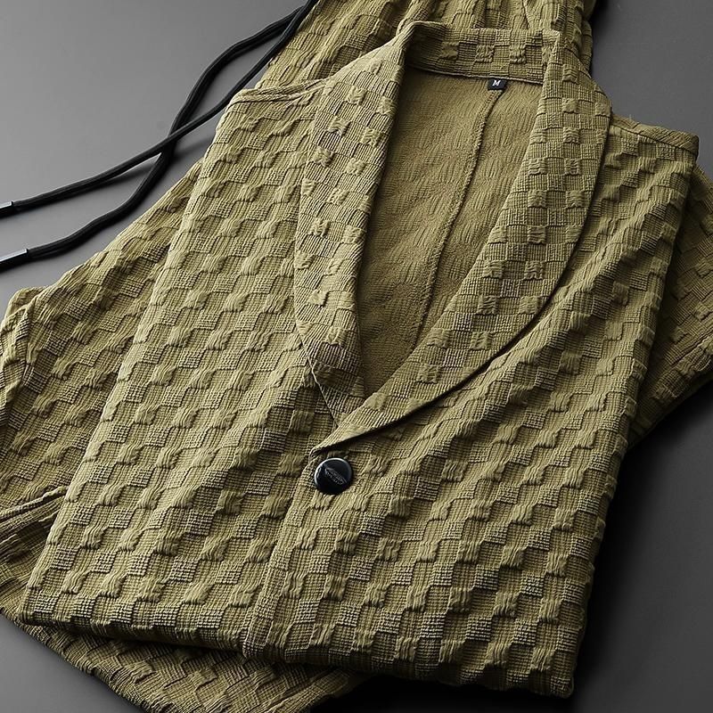 Short-sleeved Men&amp;#039;s Casual Plus-size Sports Suit With A Set Of Middle-aged And Elderly Men