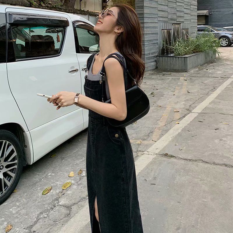 Women Spring And Autumn Denim Dress