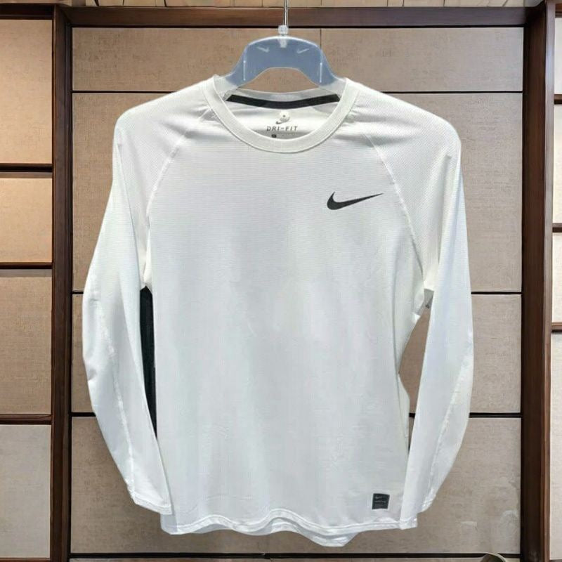 Sports Tight Long Sleeve Men's Basketball Quick-drying Elastic Outdoor Professional Coaching Clothes Running Track And Field Mountaineering Base Shirt