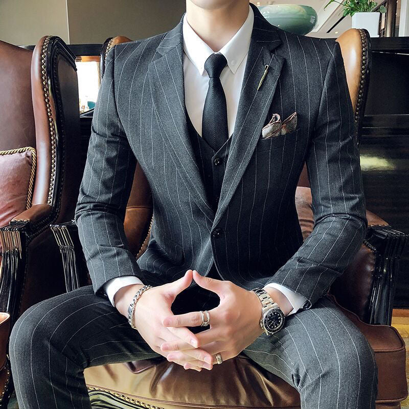 Suit Men&amp;amp;#039;s Three-piece Suit