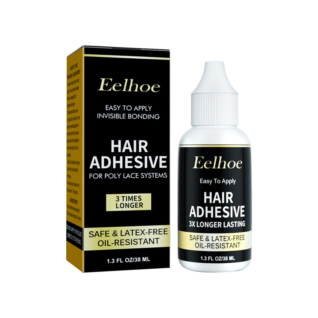 EELHOE Wig Glue Skin Invisible Liquid Glue Weaving Hair Replacement Wig Unloading Glue Fast Unloading Hair Block Glue