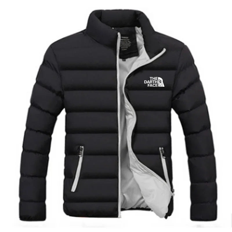 Korean Style Cotton-padded Jacket Winter Cotton-padded Coat Men's Coat Korean-style Slim-fit Mid-length Trendy Casual Thickened Down Jacket Warm