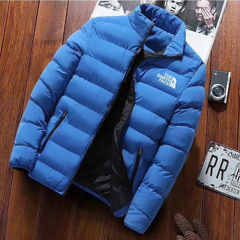 Korean Style Cotton-padded Jacket Winter Cotton-padded Coat Men's Coat Korean-style Slim-fit Mid-length Trendy Casual Thickened Down Jacket Warm