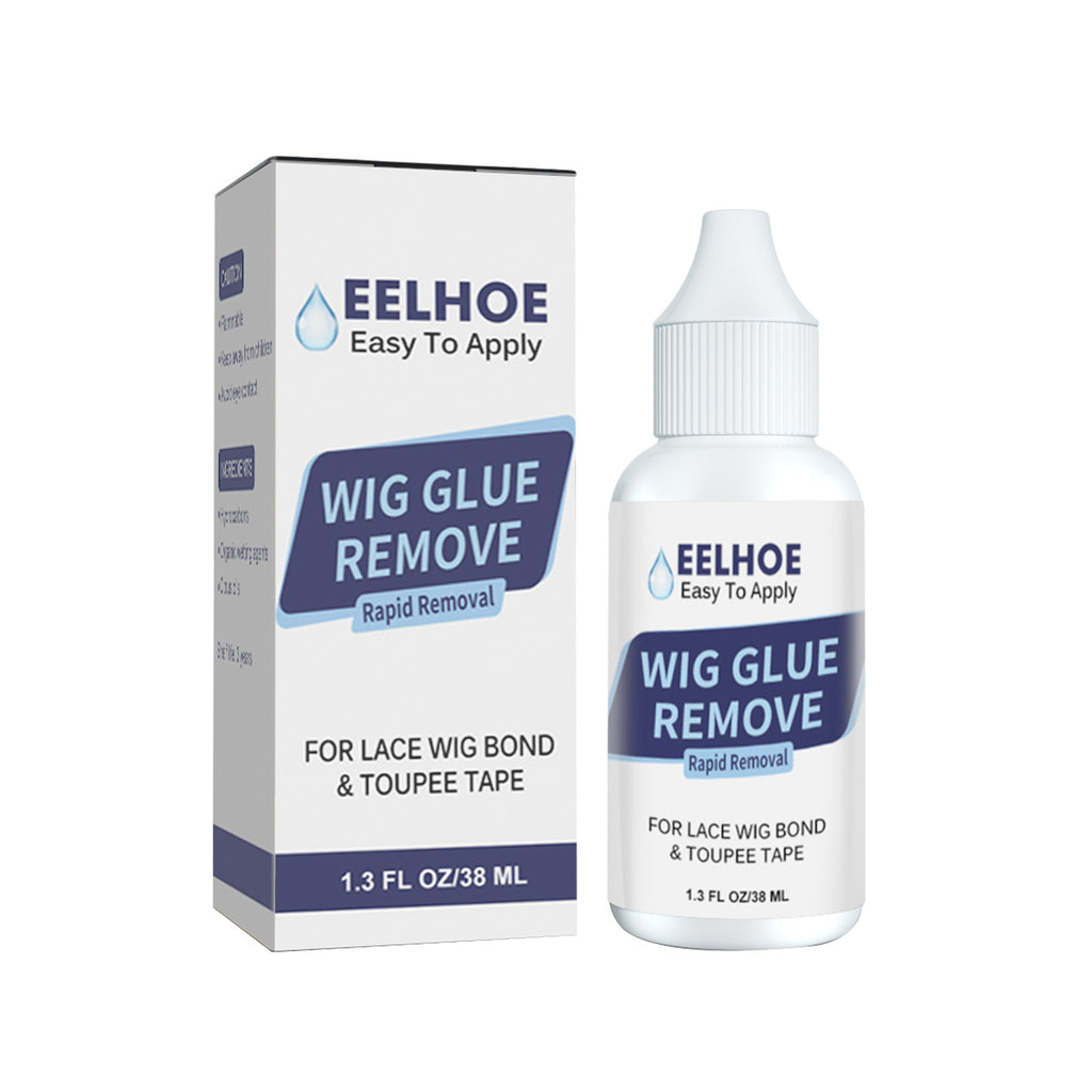 EELHOE Wig Glue Skin Invisible Liquid Glue Weaving Hair Replacement Wig Unloading Glue Fast Unloading Hair Block Glue