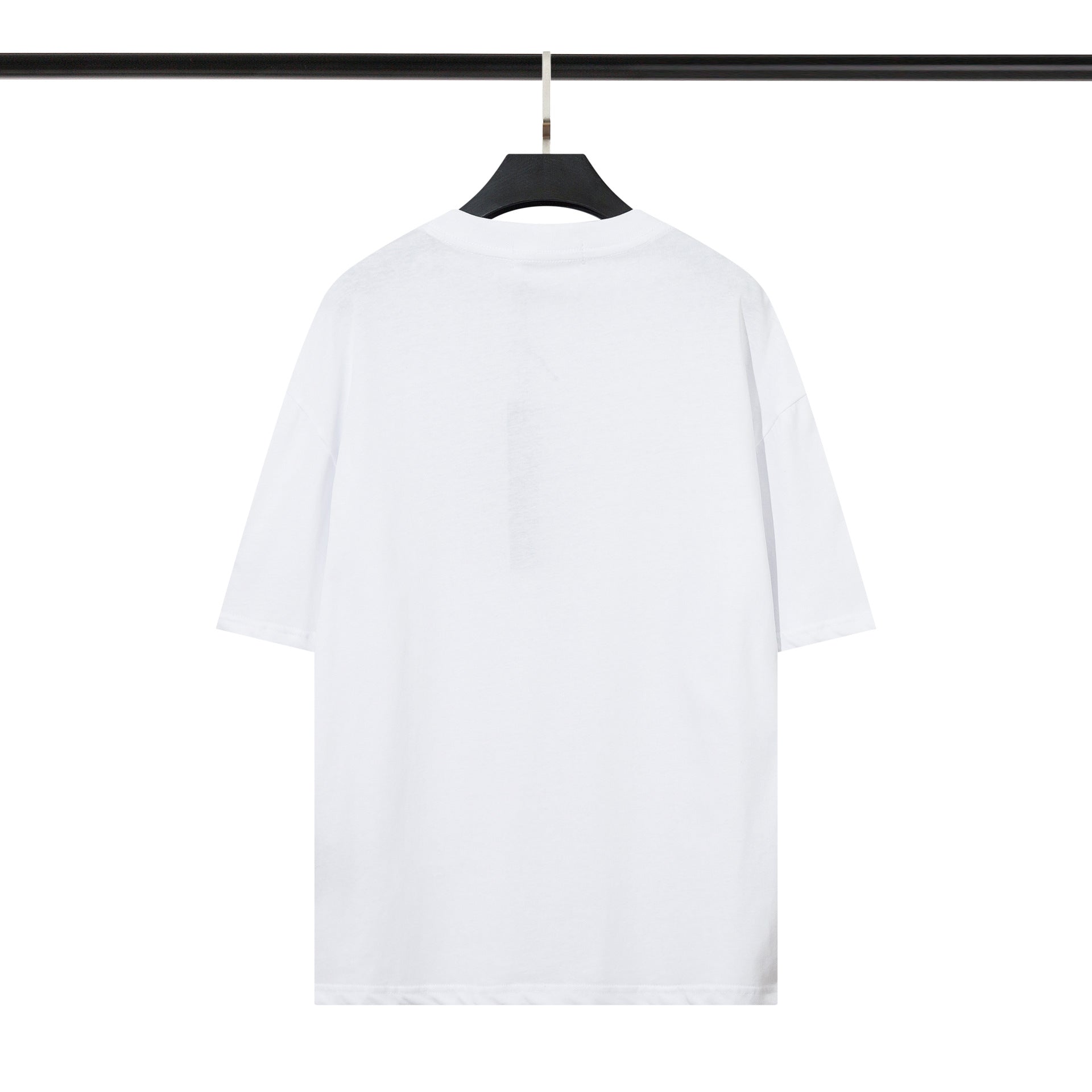 Pure Cotton Short-Sleeved T-Shirt Round Neck Men's And Women's  Summer Leisure Island Export