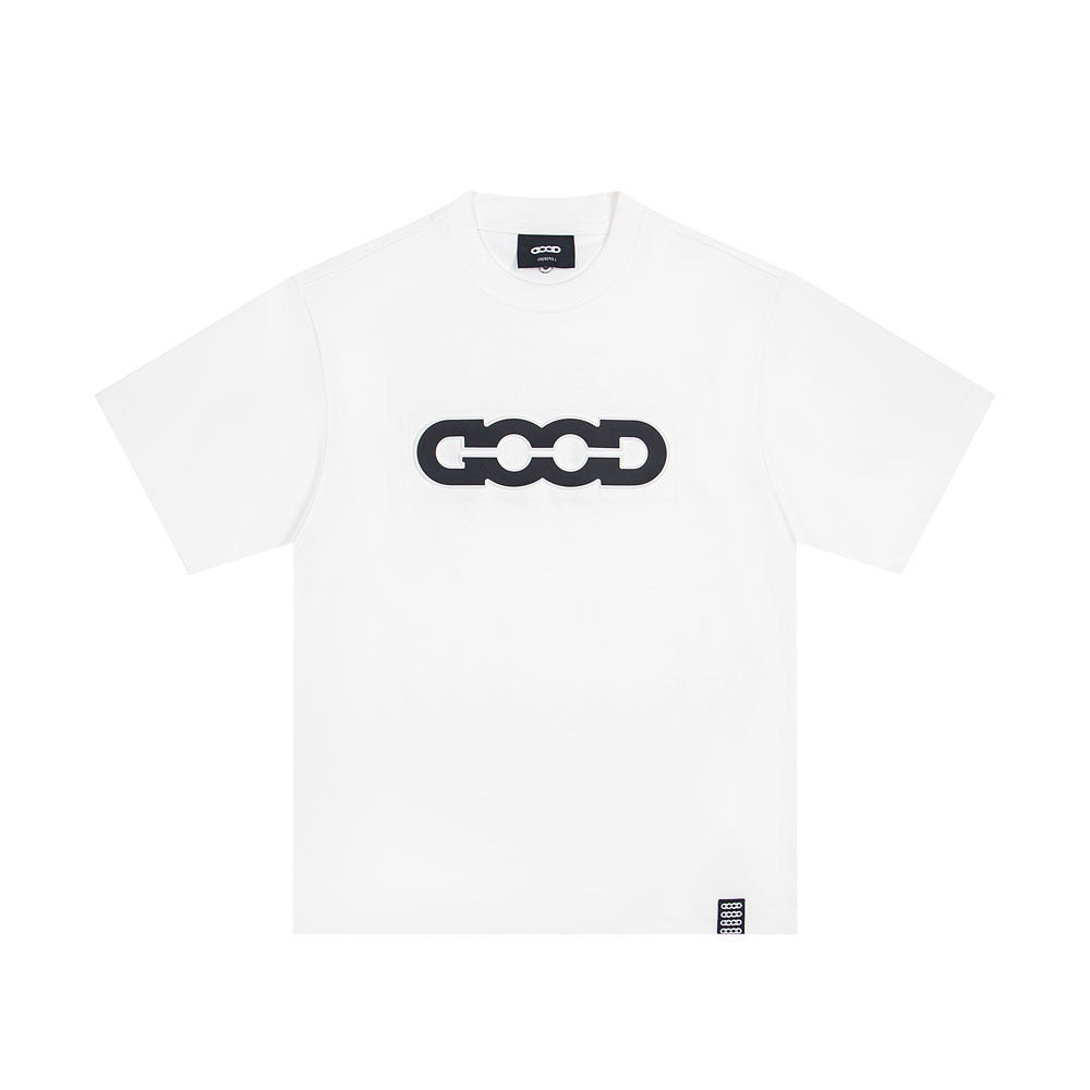 Goodbarand Cut Out Colored Diamond Foam Printed Men's And Women's T-Shirt Short Sleeves