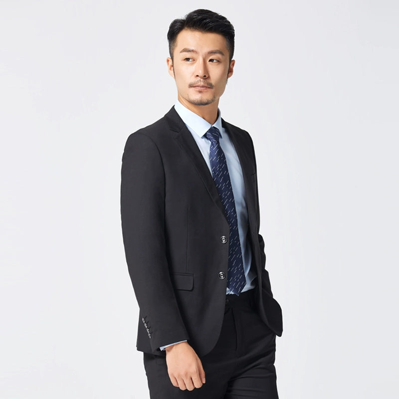 Suit Suit Men's Slim Fit Youth Business Casual Formal Micro-elastic Wedding Suit Interview