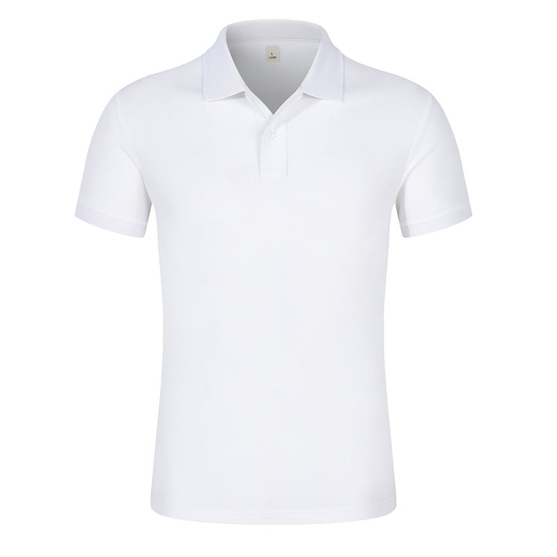 Men's Piqué Cotton Polo Shirt Men's Summer Men's T-shirt Solid Color Short-sleeved T-shirt