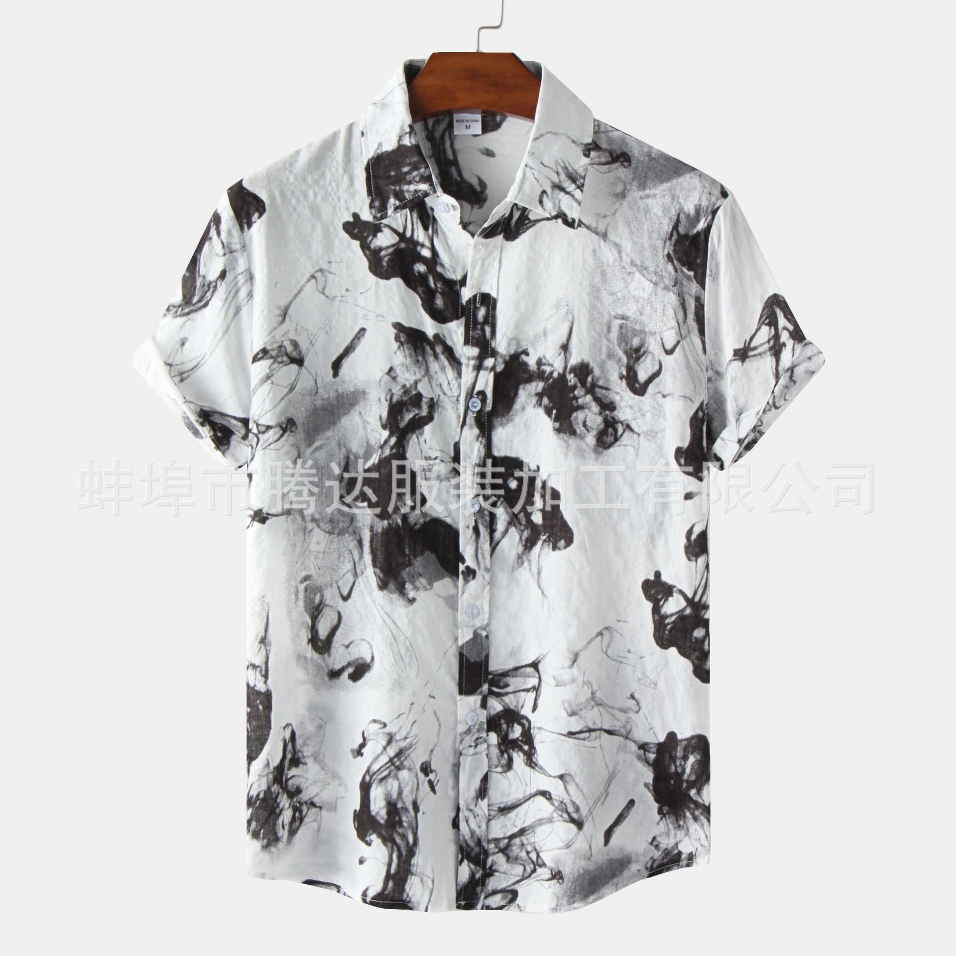 Fashion Trend Casual Printed Men's Casual Shirt