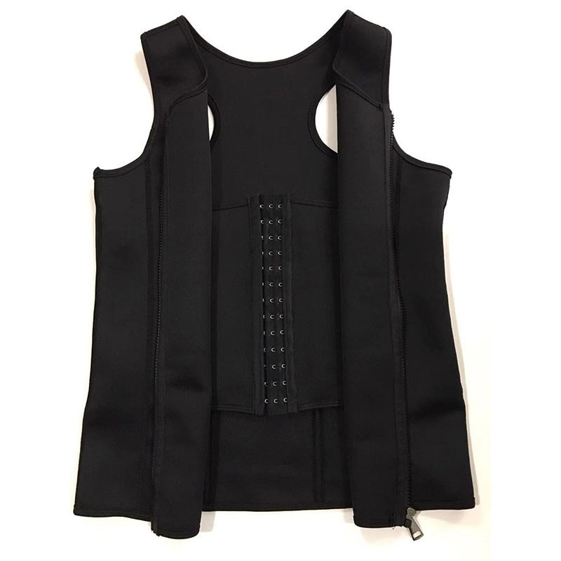 Men's Sauna Clothing Belly Vest Sports Vest Cross-border Corset Neoprene Tights Body-shaping Clothing