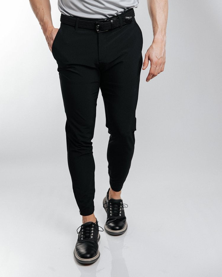 Tight-fitting Pocket Zipper Business Casual Daily Slim Trousers