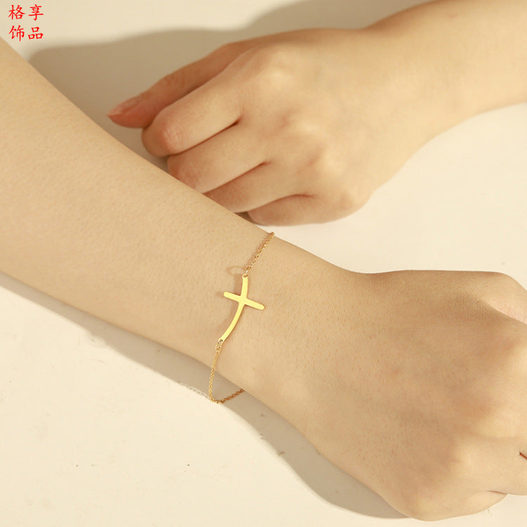 Cross Stainless Steel Bracelet
