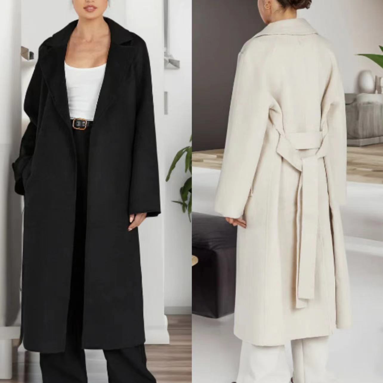 New Loose Fashion Long Coat Women