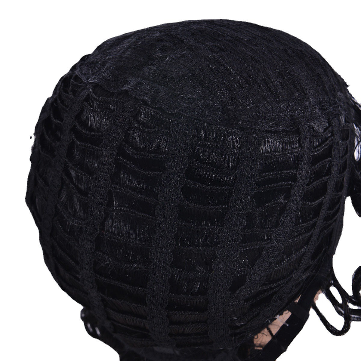 Nina Short Black Curly Hair Silky Lace Front