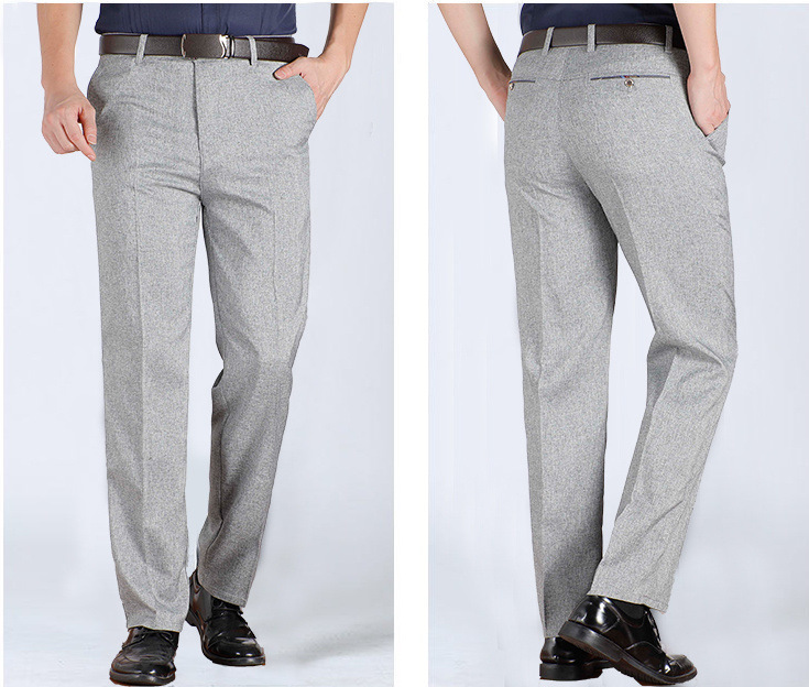 Summer Thin Man‘s Ice Silk Linen Trousers